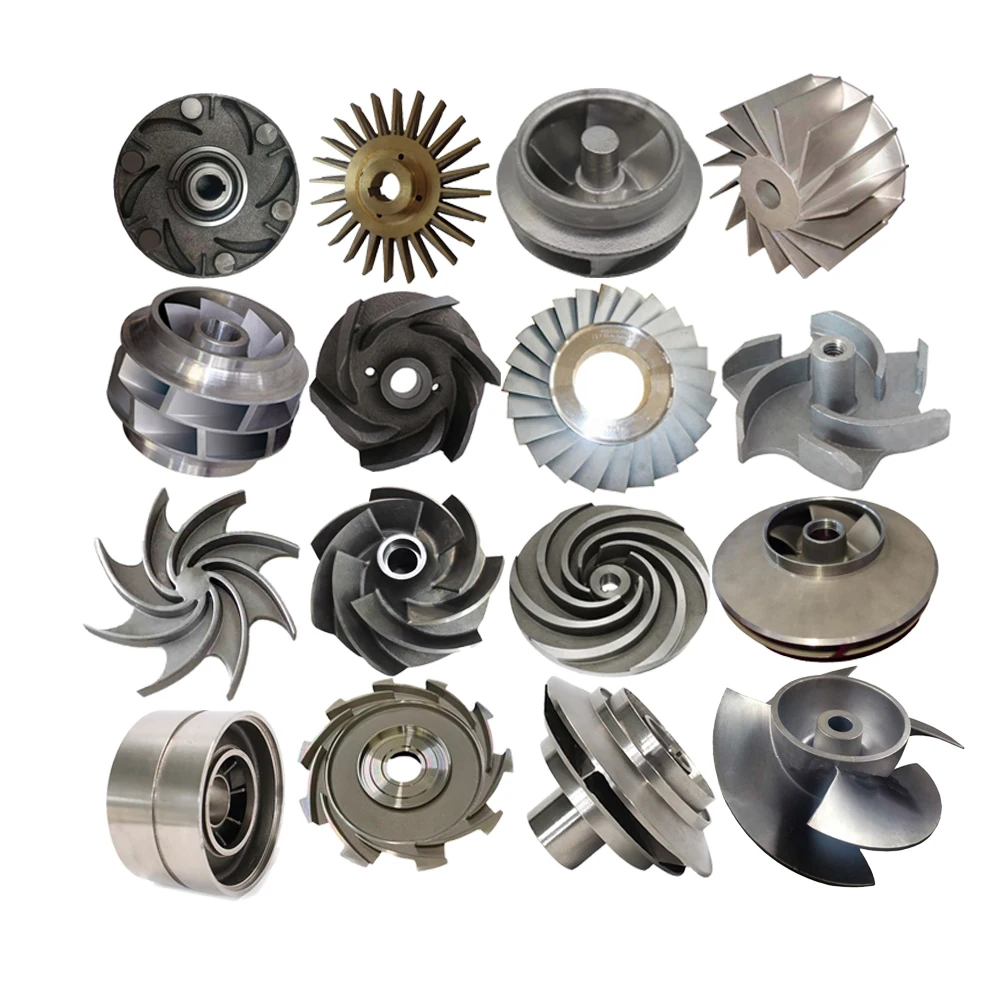 OEM литой чугун из нержавеющей стали крыльчатка водяного насоса детали турбины алюминиевый вентилятор нагнетателя на заказ