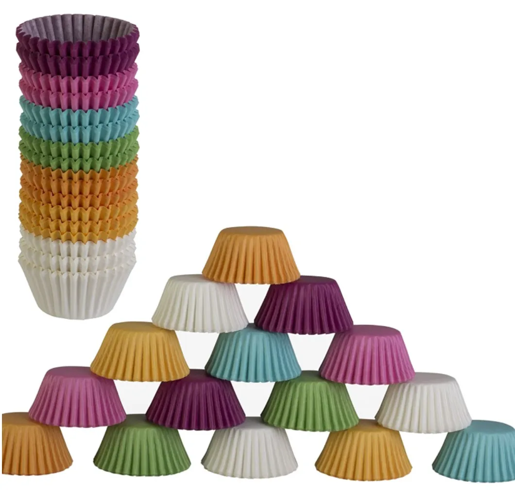Holiday Party Paper Baking Cups and Paper Grease Proof Cupcake Liners Perfect Cups for Cake Balls, Muffins Baking Holder