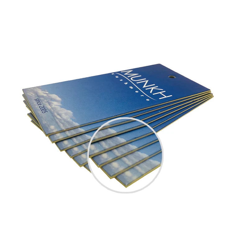 Fashion Custom Clothing Hard Paper Hang Tags For Handbag Socks Watch