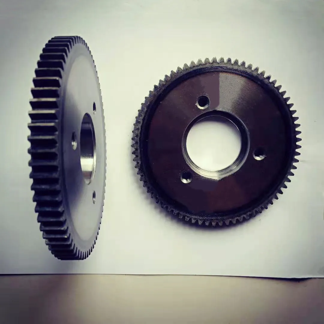 Spur Gears Manufacturer Pinion Gear with Threaded Hole on Hot Sale 20T