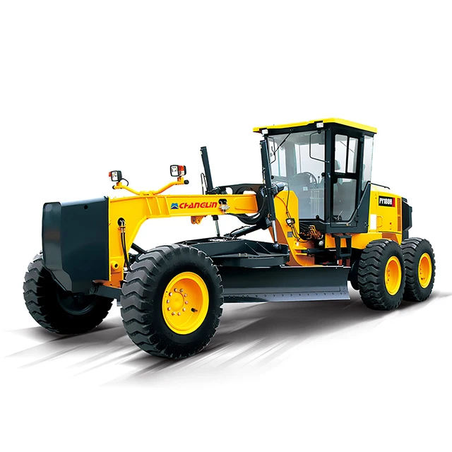 Export Proven Land Leveling SINOMACH Brand Motor Grader with top engine