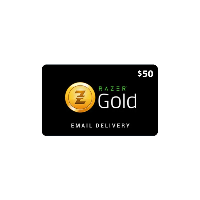 Высококачественная пластиковая карта Razer Gold / Rixty $100 для физической доставки