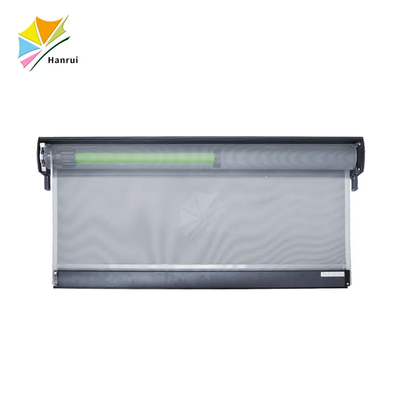 Wholesaler Customization  Aluminium Roller Shades Outdoor Rainproof Motorized Zipped Blinds