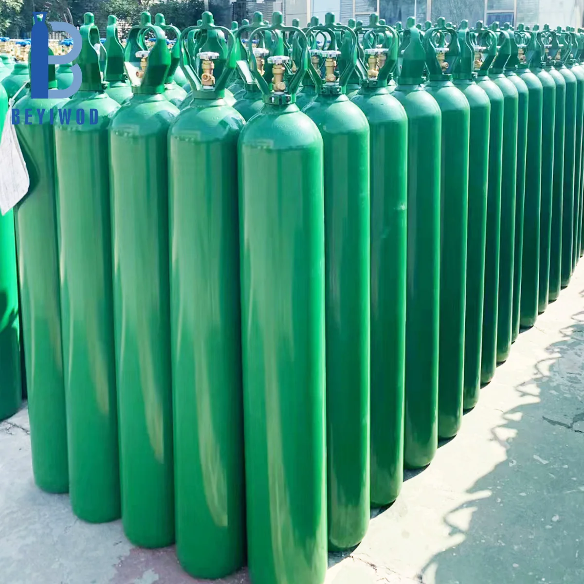 High Pressure 150bar/200bar 40L Oxygen Cylinders With Valves