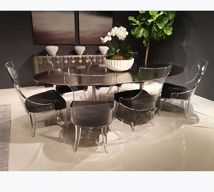 Factory Price OEM ODM Modern design Acrylic Clear Transparent Lucite crystal chair acrylic chair