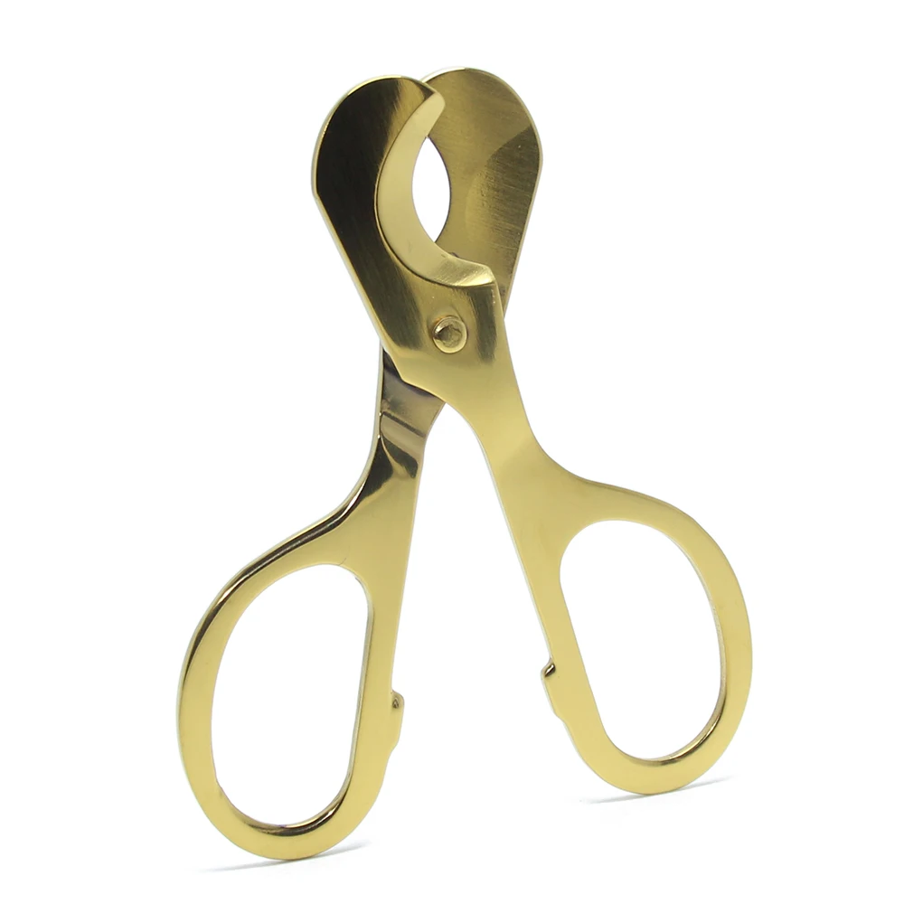 
Gold Color Cigar Cutter Scissors Shear Metal Cigar Knife Pocket Portable Tools Blank Stainless Steel Cigar Punch 