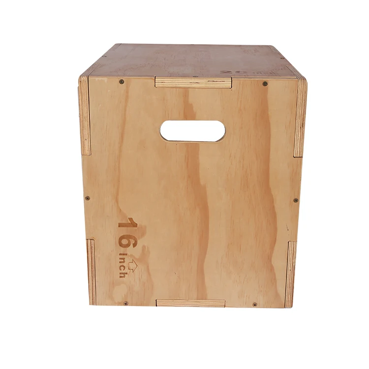 Jump MMA Plyometric 30/24/20 - 24/20/16 - 20/16/14 - 16/14/12 INCH Wooden Plyo Box