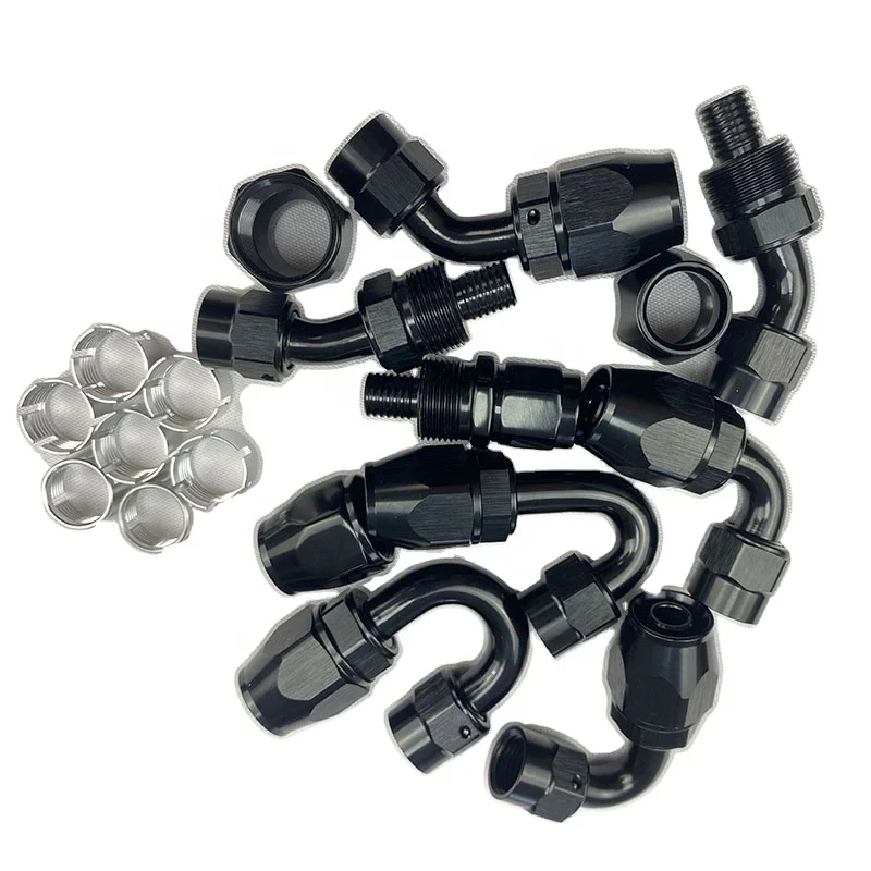 BJR Racing Parts Lightweight racing Aluminum straight hose end