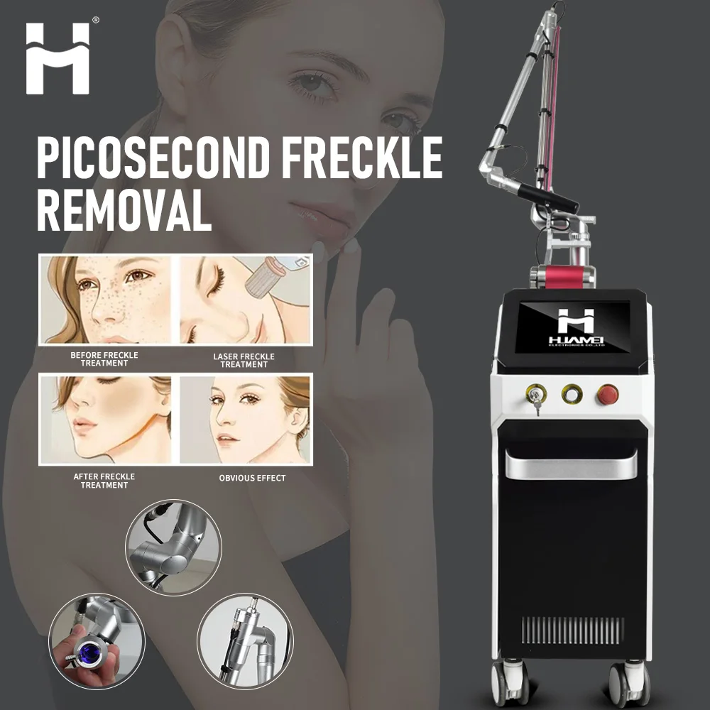 OEM Picosecond Laser 1064 nm 755nm 532nm Pico q switched Nd Yag Laser Pico Laser Tattoo Removal machine price Picosecond Machine
