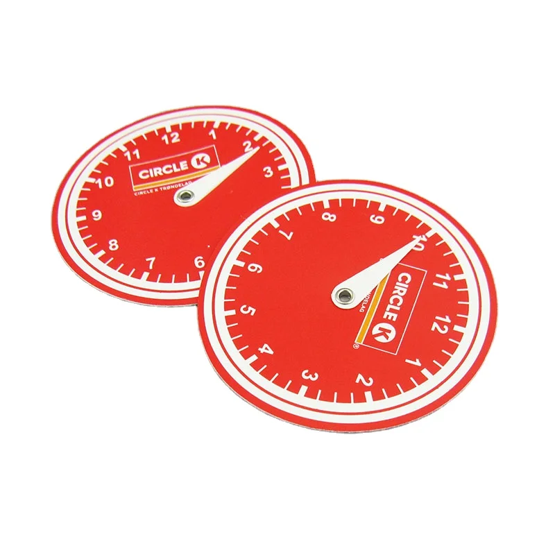 custom paper  parking timer custom logo car parking disc wheel  custom logo