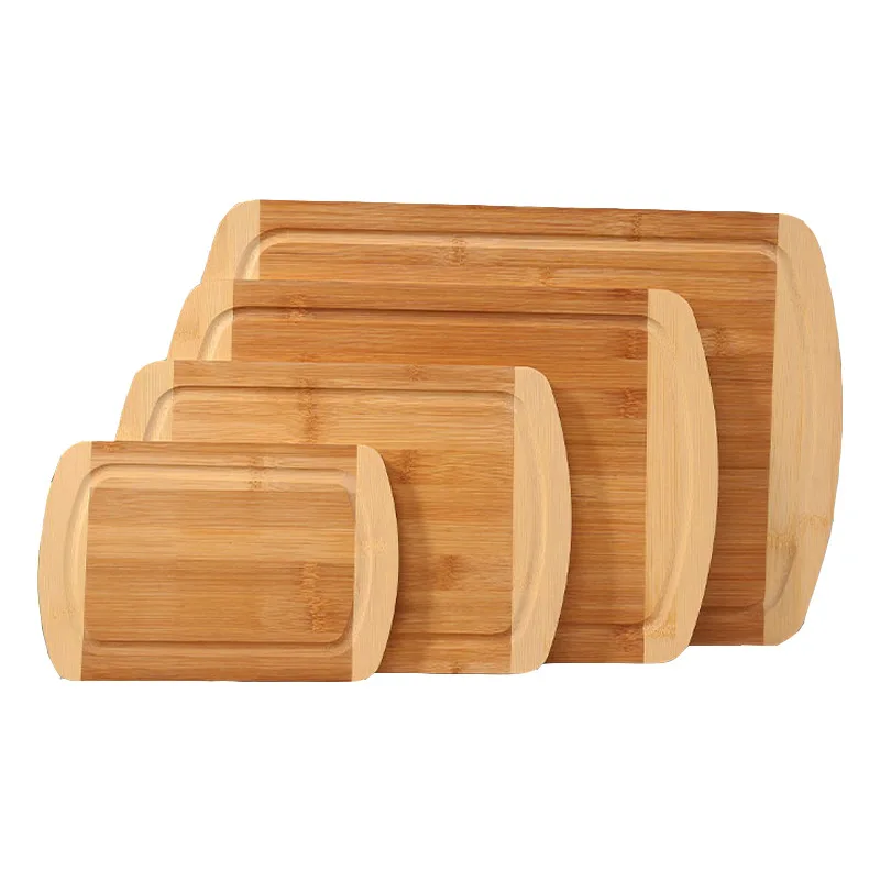 Black Walnut Cutting Board Sturdy Bamboo Chopping Board Butcher Block Walnut Solid Wood Cutting Board with Juice Groove Handles