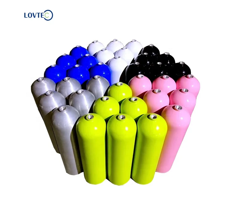 Hot selling medical equipment oxygen cylinder full brass medical gas tank cylinder