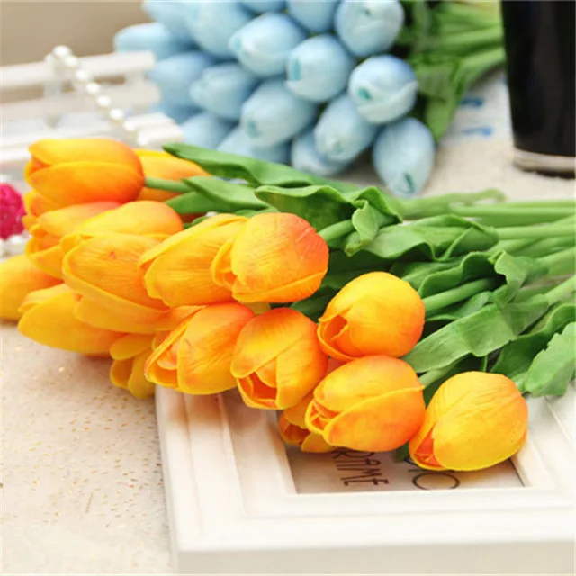 Cheap wholesale flowers artificial tulips for all occasions