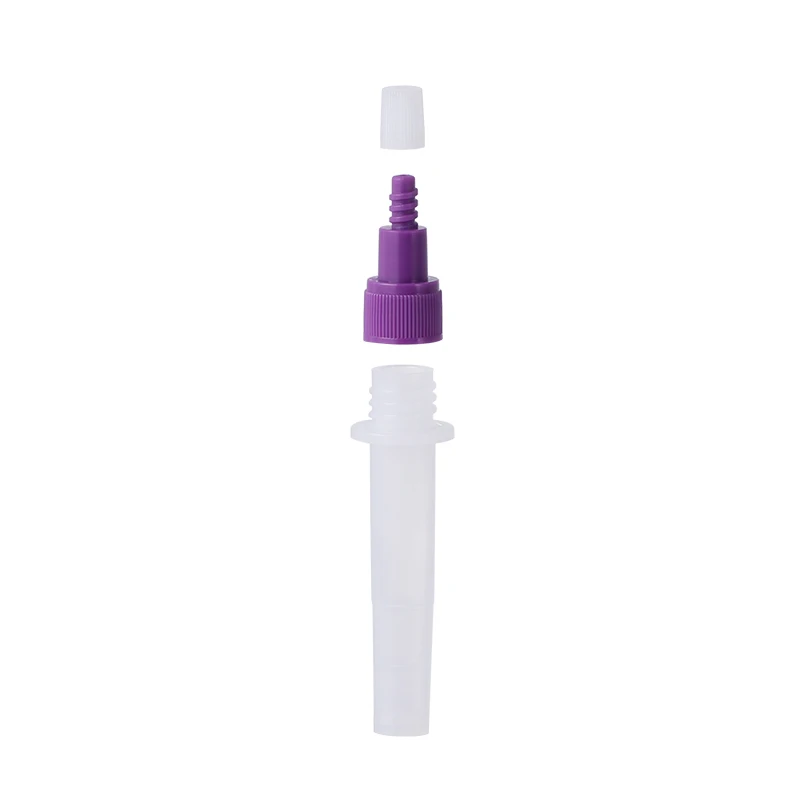 3ml Disposable VTM Sampling Tubes DNA RND Plastic Test Tubes with Screw Lid and Screw Top Or Flat Bottom for science