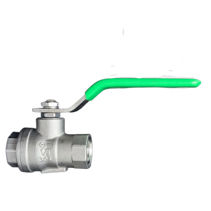 DKV Stainless Steel 304 2pc Ball Valve Threaded Ends 2pc Stainless Steel 304 Two Piece Full Bore BSP NPT Ball Valve 800WOG