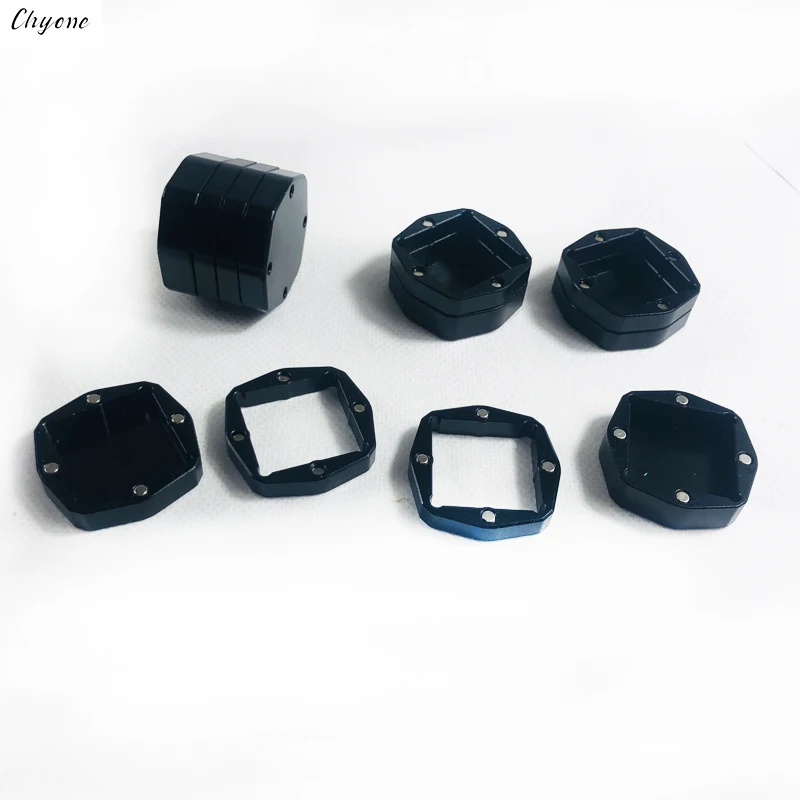 Chyone custom logo octagon  magnetic 4layers pool cue chalk holder carom cue chalk holder