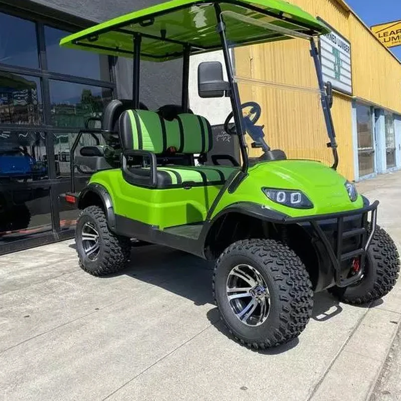 OT2807 lvtong Free Shipping Club Car Lifted 4 Passenger Electric Golf Cart with seats