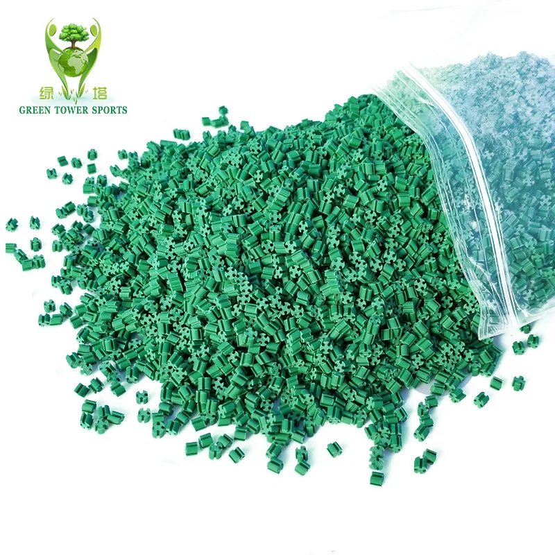 Professional Auxiliary Material Rubber Granules 5-6 years Football Court Infill Granules Colorful Artificial Turf Infills