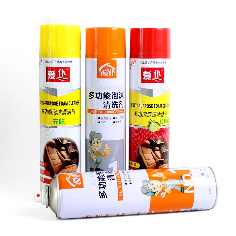 Multipurpose Car Care Interior Cleaning Private Label Spray Foam Cleaner