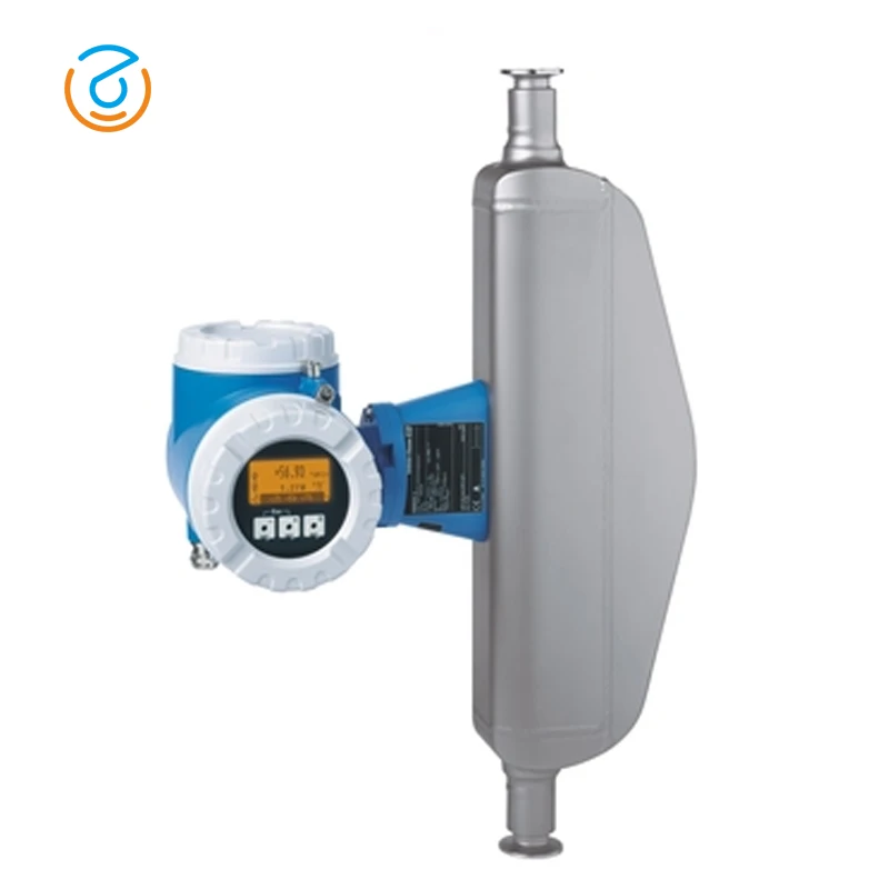 Датчик массового расхода Кориолиса Endress + Hauser E H Promass 83S DN15 с тройным зажимом для высокоточного измерения жидкости и газа