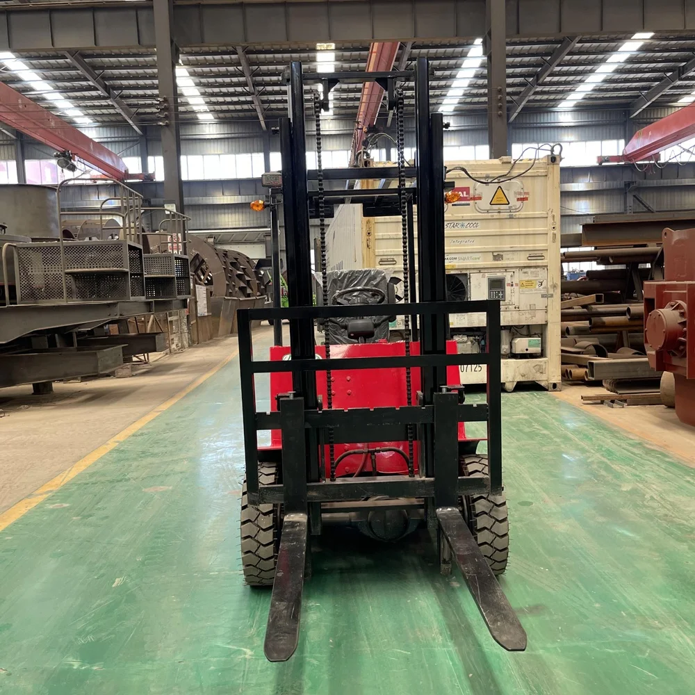 lifting height 3m electric forklift 4*4 battery charger Forklifts