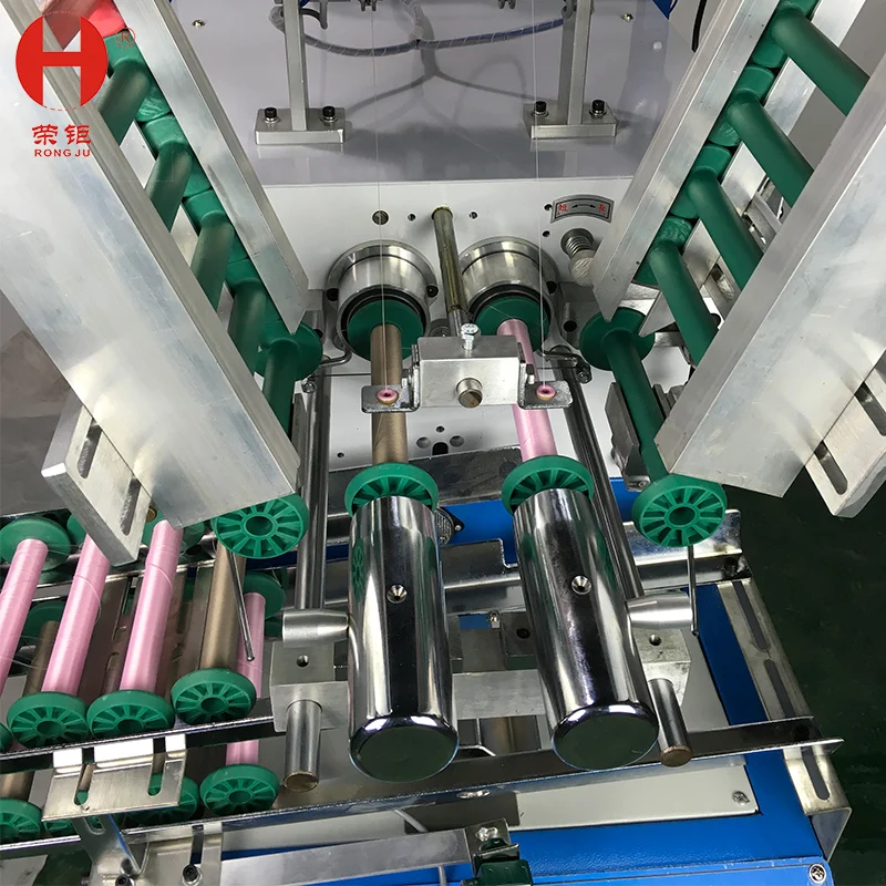 Hot selling rope rewinder machine fully-automatic pirn winding machine PLC control filament winding machine