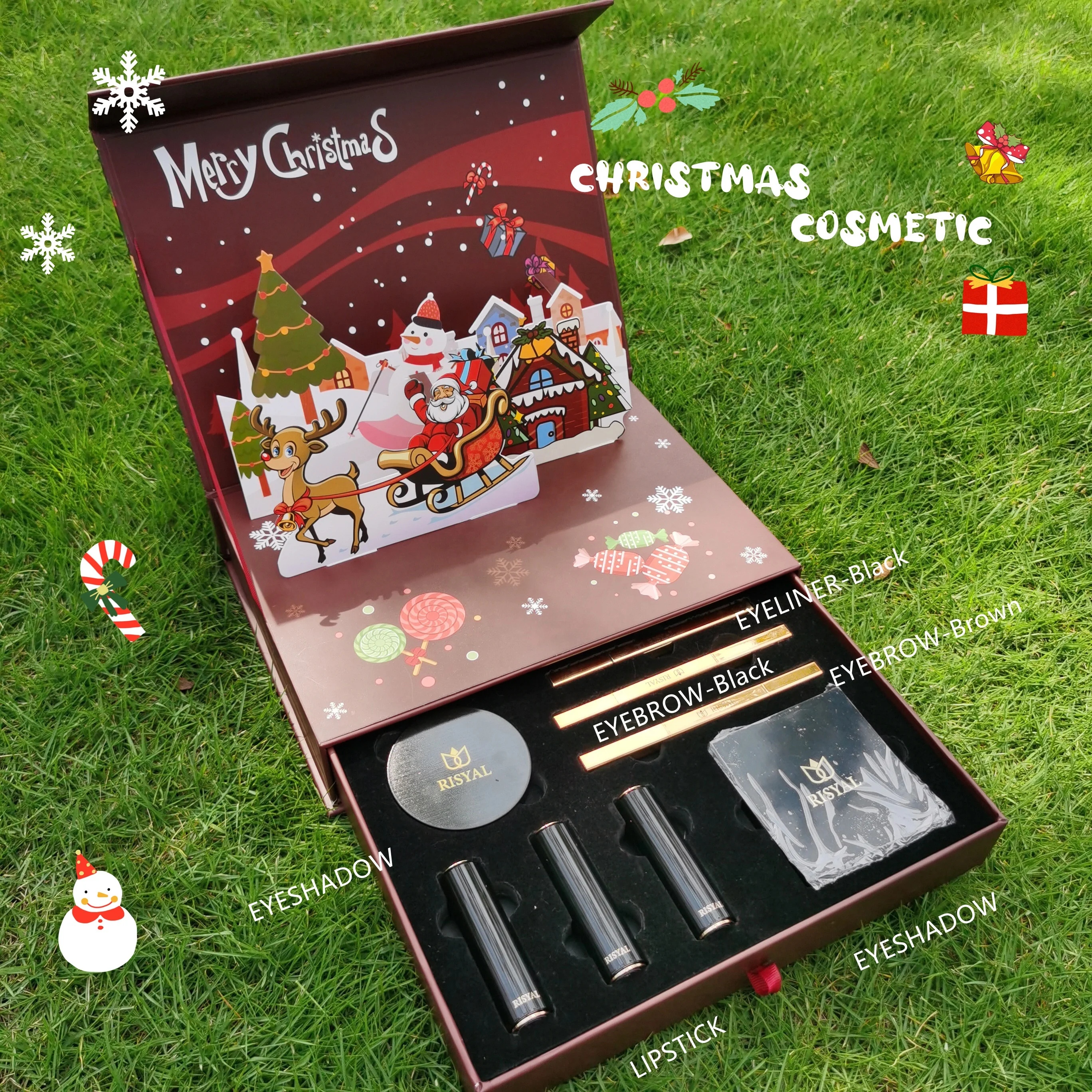 Lipstick Set Matte Eye Shadow Brands Cosmetics Cruelty Free Vegan Make Up Eyeliner Christmas Gifts Eyeshadow