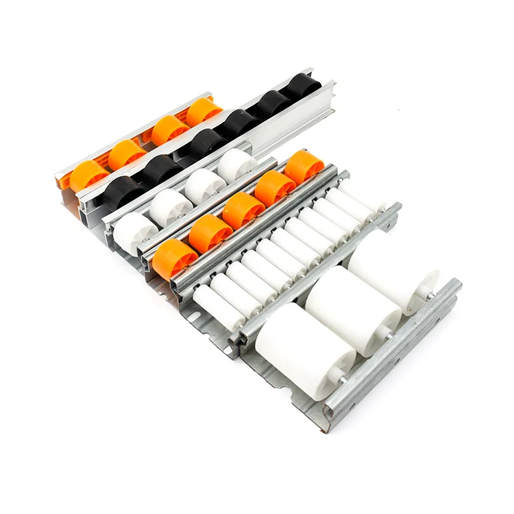 
flow plastic wheels roller track For assembly line flow rail 