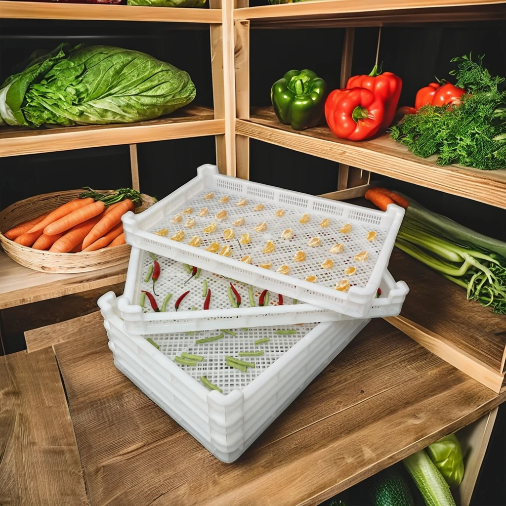 Pe material frozen Tray Colorful Plastic Drying Tray Food Tray Strong and durable