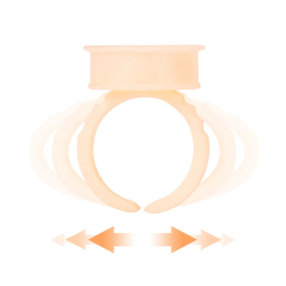 100Pcs Eyebrow Tattoo Ring Cup Microblading Pigment Glue Divider Tattoo Ink Pigment Cup Permanent Makeup