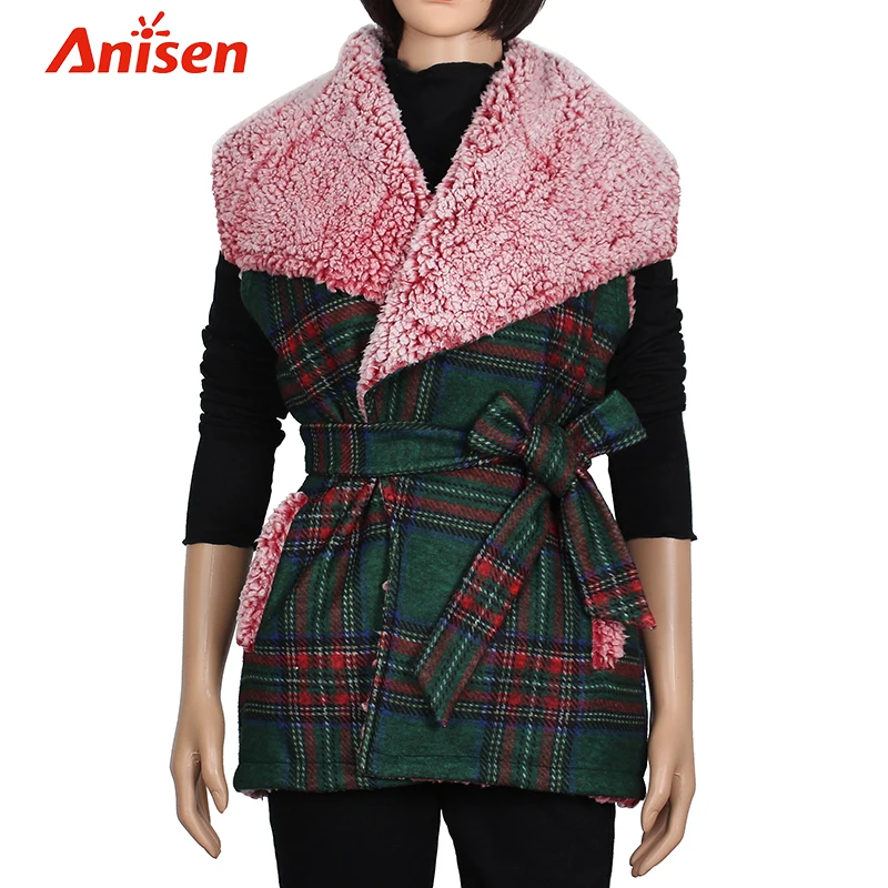 Новинка 2021 года стильный женский жилет на заказ шерстяной