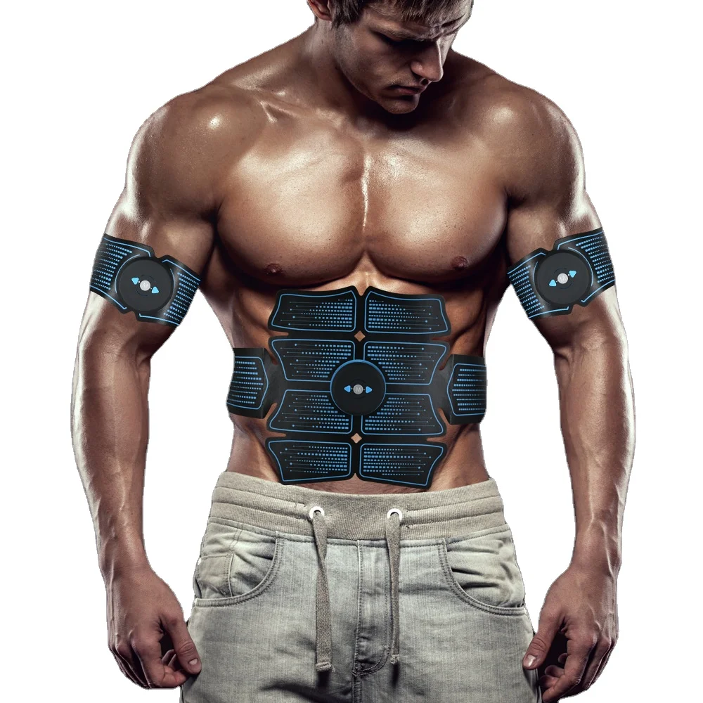 Ayj-814b-1 muscle stimulator  smart fitness ab belt abs stimulator electronic aofeite   ems abs stimulator belt ab toning b
