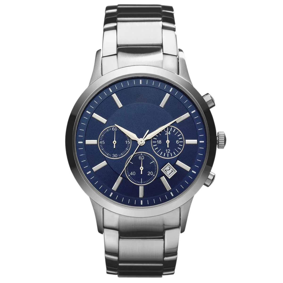 AR2448 STAINLESS STEEL BLUE DIAL MENS WATCH  drop shiping