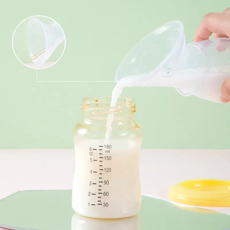 Best Option Hand-Free Newborn Reusable Silicone Manual Breast Pump with Hook Wholesale Price Hot Sale Design Maternity Age Range