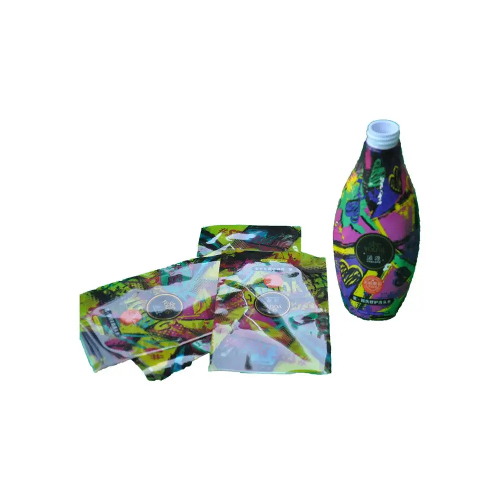 label film bottle shrink label sleeve labeler