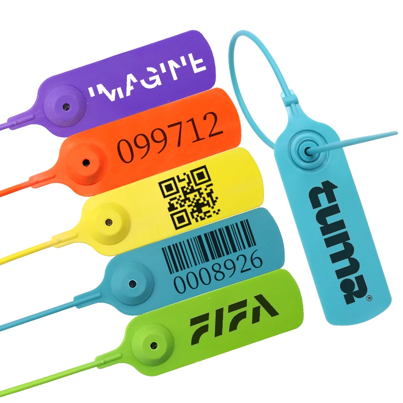 customized number plastic seals security plastic seal tamper evident plastic seal tag