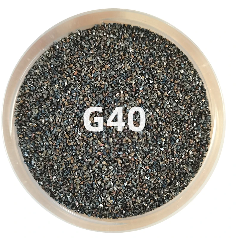 Diameter 0.7Mm Cast Steel Grit G10 G40 Bearing Steel Grits Blasting Procedure for Metal Surface Cleaning