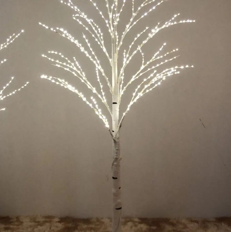 LED Lighted Birch Twig Tree Outdoor Use Twinkle Birch Tree Indoor Bedroom Decoration White Light Tree