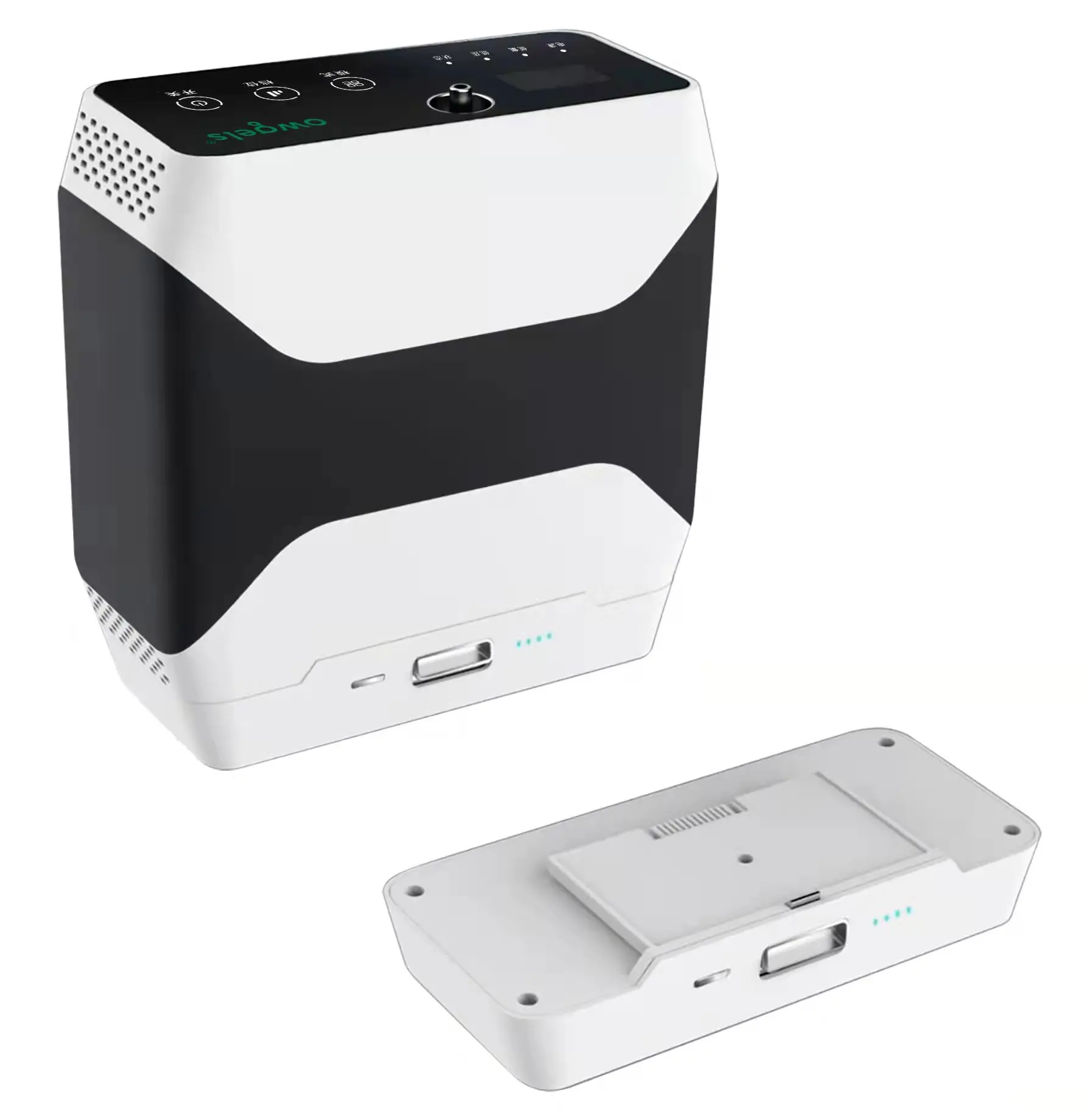 Latest Pulse Dose Portable  2l Flow Meter 5-way Oxygen Concentrator 1l Oxygen Inhalation Concentrator