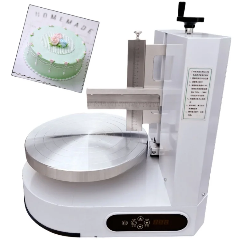 Cream Applicator Cake Coating Frosting And Plastering Machine And Cake Forming Machine