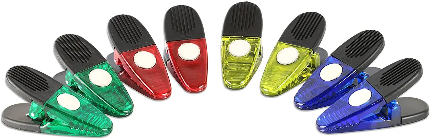 New Type Plastic Magnetic Memo Clip fridge