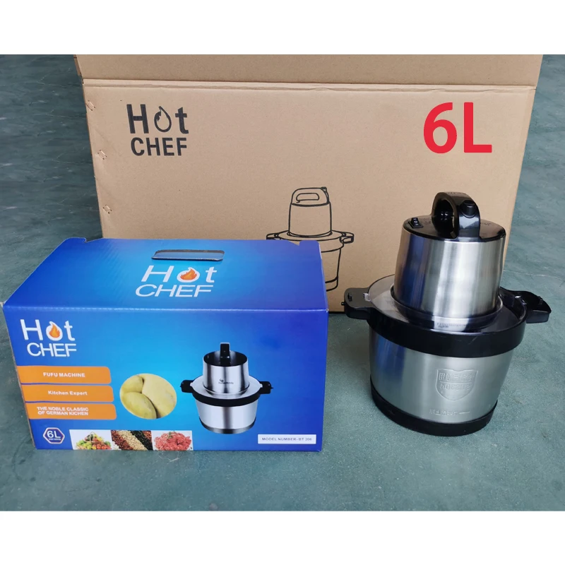 electric stainless steel powerful 3000w 6l electric chopper buy mixer blender meat grinder 10l 2000w