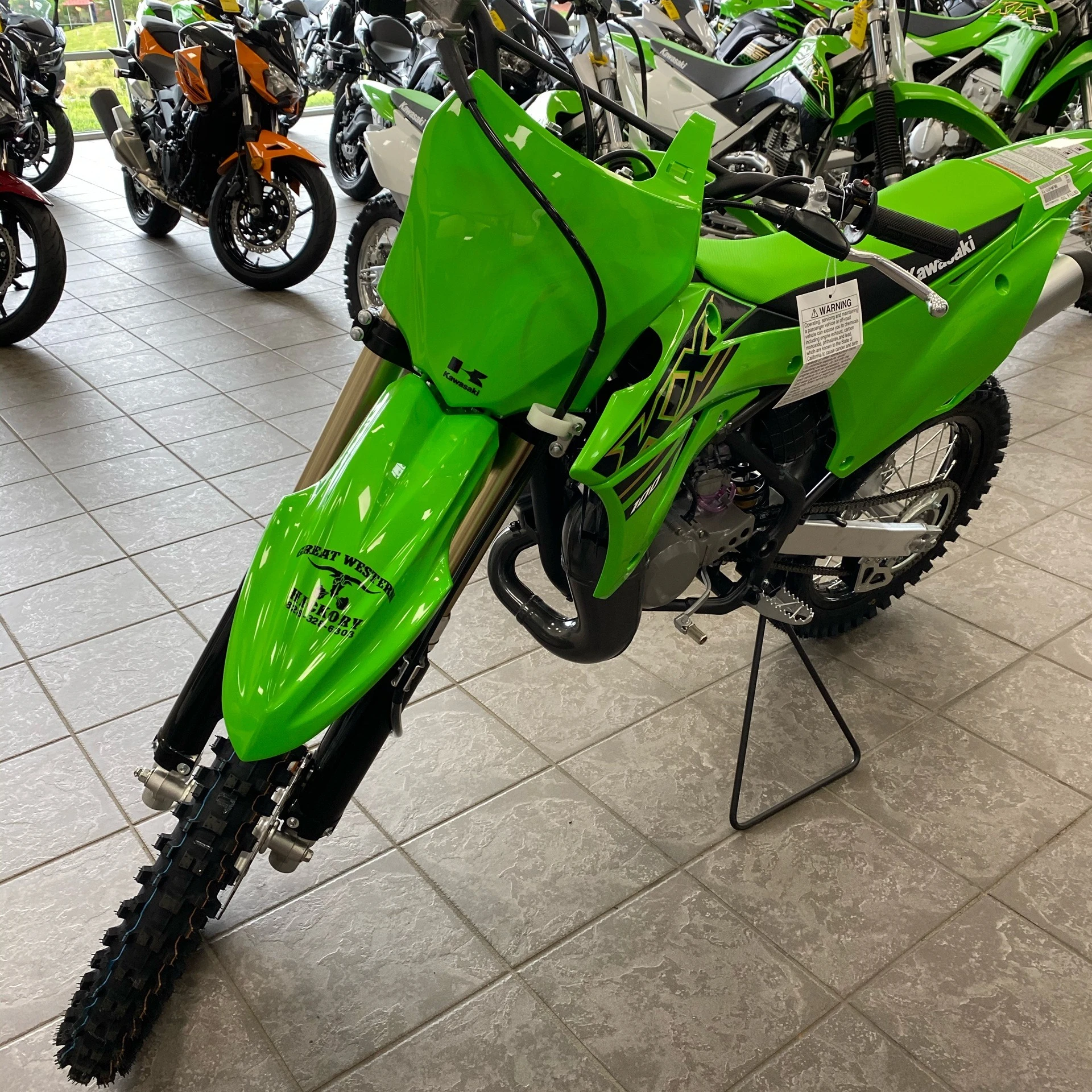ORIGINAL NEW 2021 Kawasakis KX 100 NEW