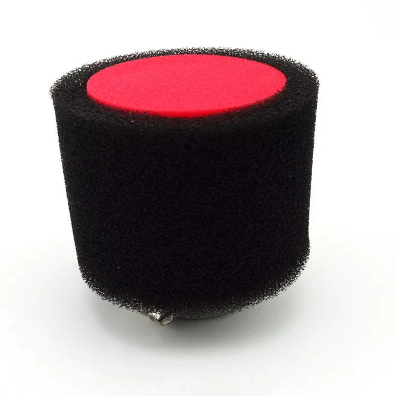 32mm 35mm 38mm 42mm 45mm 48mm Straight Neck Foam Air Filter Sponge Cleaner Moped Scooter Dirt Pit Bike Motorcycle RED Kayo BSE