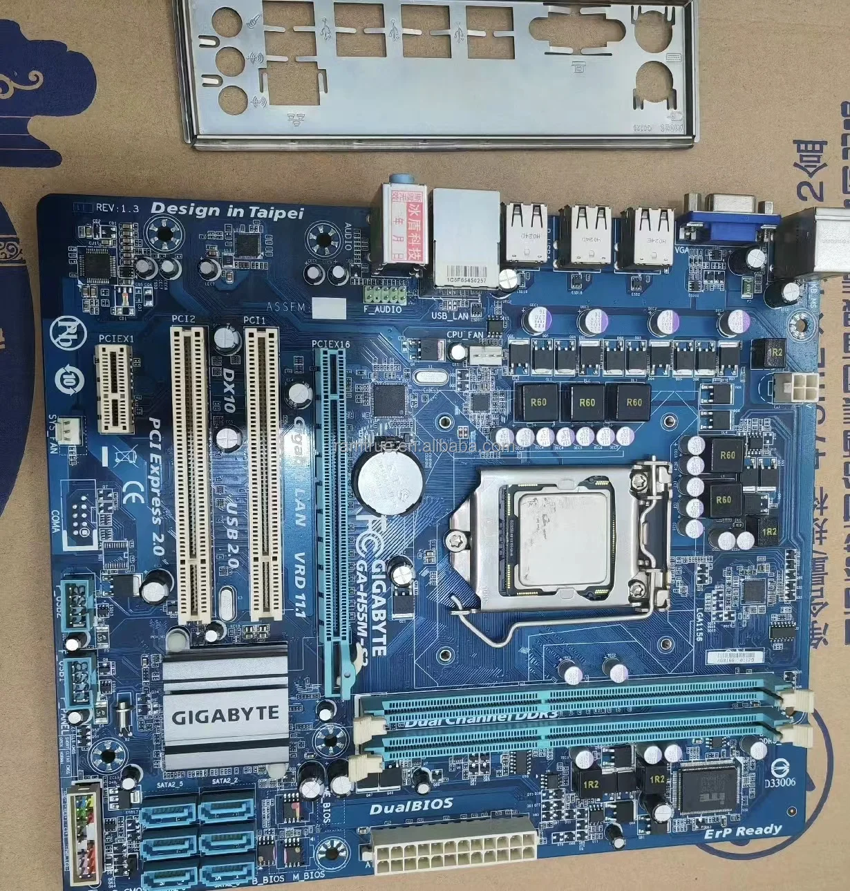 Wholesale brand  chipset DDR3 h55 motherboard