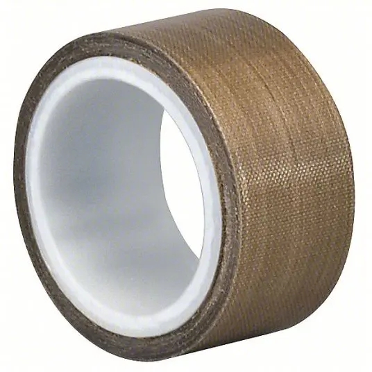 Cable Film PTFE Gaflon Tape Beige Heat Resistant Self-adhesive PTFE Coated Fiberglass Fabric Insulation PTFE Free Silicone CE