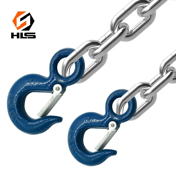 HLS hook manufacturer 320A/320C Carbon steel or alloy steel drop forged lifting eye hoist hook