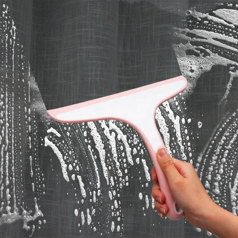 Kworld Premium All-purpose Shower Squeegee for Bathroom Silicone Squeegee for Glass Door Car Windshield Mirrors & Tiles