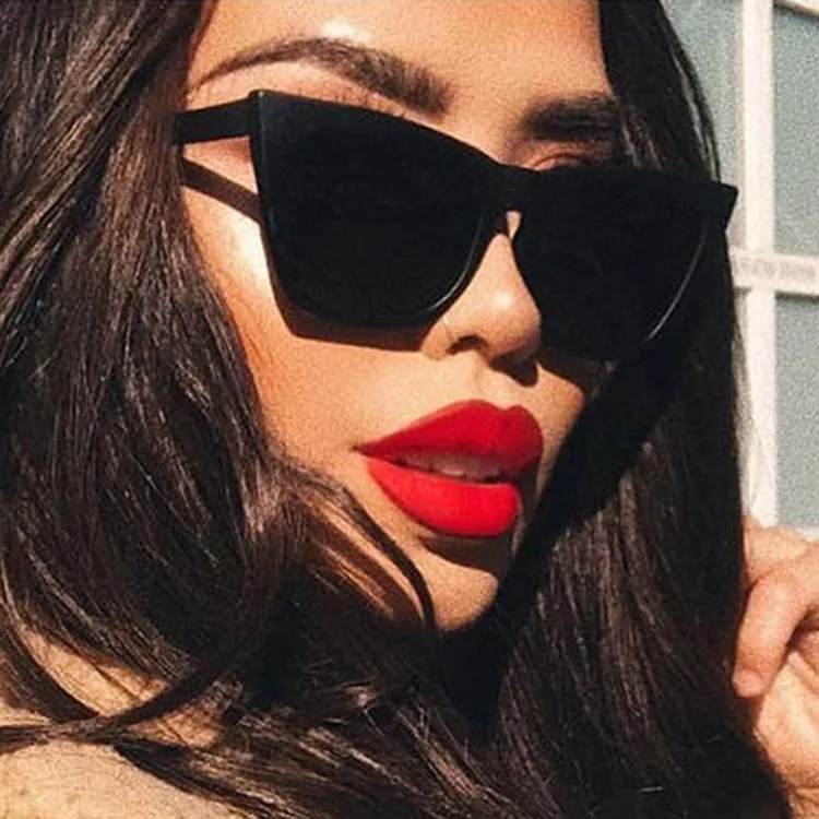 MN5154 Fashion 2020 Brand Designer Cateye Women Sunglasses Female Gradient Points Sun Glasses Big Oculos Feminino De Sol
