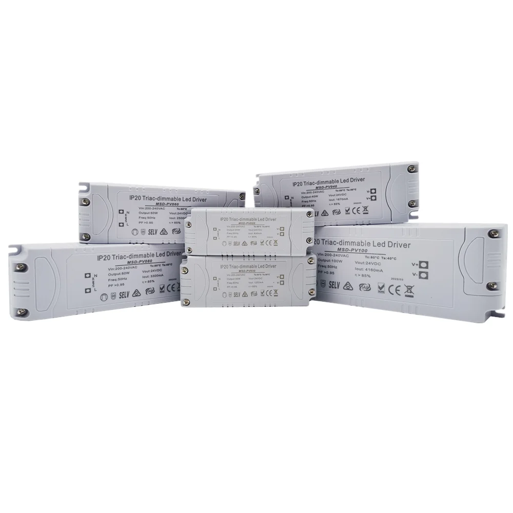 Triac dimmable 9W 20W 30W 40W Constant current switching power supply led strip power supply